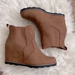 Hidden Wedge Booties